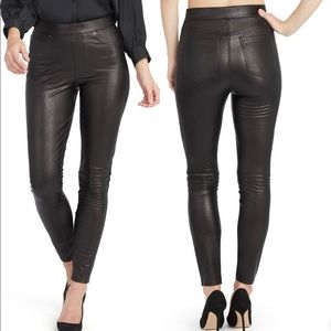 Never Worn Spanx Leather Like Pants w Pockets! (M)